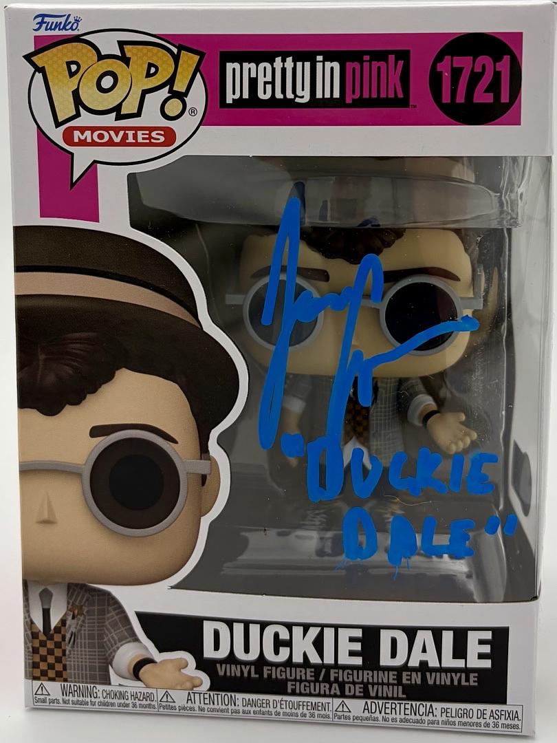 Jon Cryer signed "Duckie Dale" Funko #1721 w/character name (Pretty in Pink) - Beckett COA